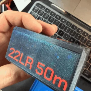 B-Box .22 LR compétition 50 m, 70 alvéoles, Starlit Flow, finition étoilée, vue de face