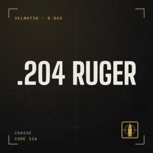 Boîte à cartouches .204 Ruger - VelMat3D