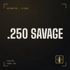 Boîte à cartouches .250 Savage - VelMat3D