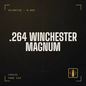 Boîte à cartouches .264 Winchester Magnum - VelMat3D