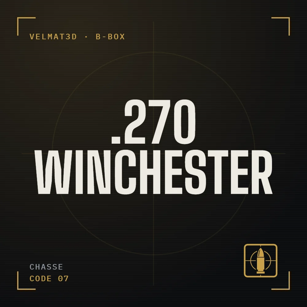 Boîte à cartouches .270 Winchester - VelMat3D