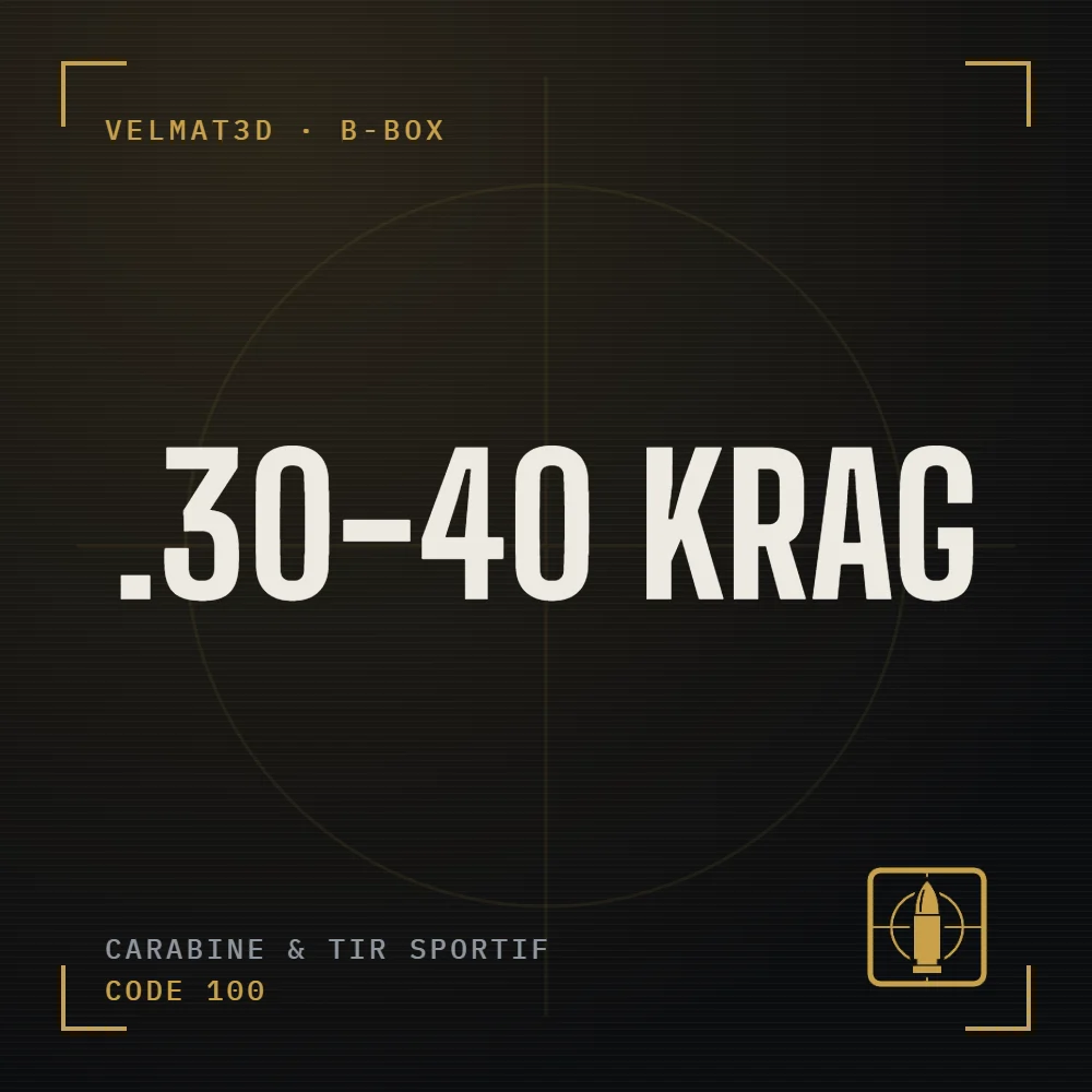 Boîte à cartouches .30-40 Krag - VelMat3D