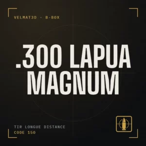 Boîte à cartouches .300 Lapua Magnum - VelMat3D