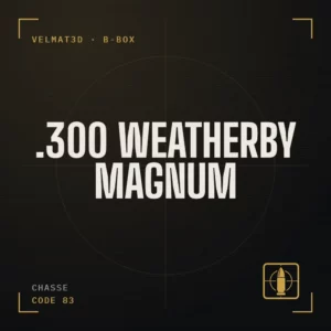 Boîte à cartouches .300 Weatherby Magnum - VelMat3D