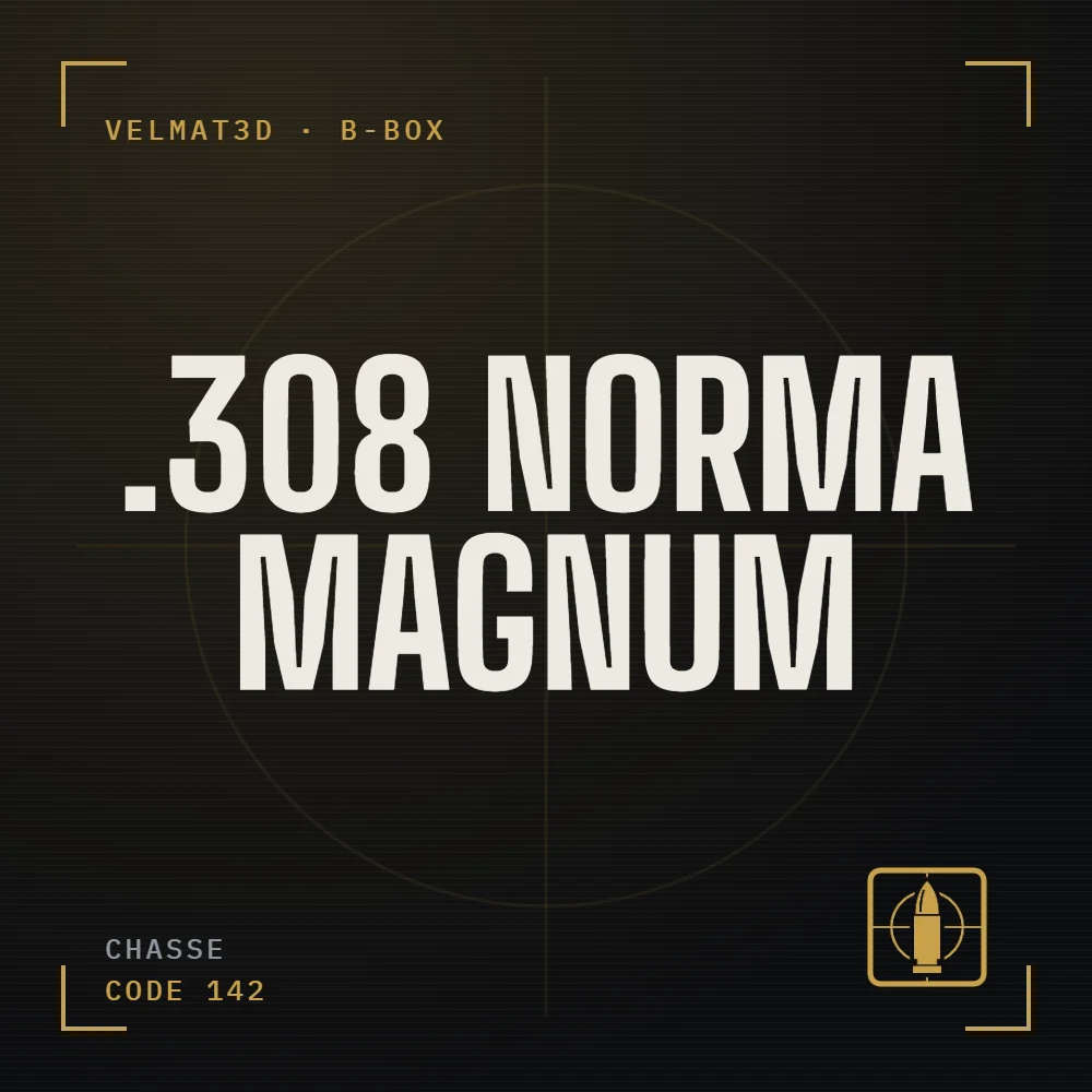 Boîte à cartouches .308 Norma Magnum - VelMat3D