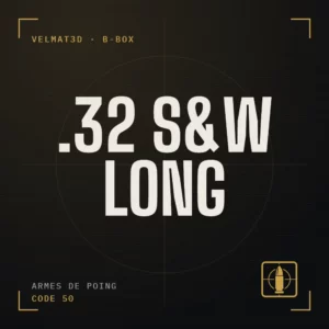 Boîte à cartouches .32 S&W Long - VelMat3D