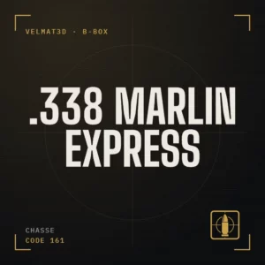 Boîte à cartouches .338 Marlin Express - VelMat3D