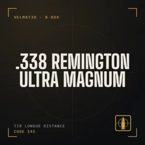 Boîte à cartouches .338 Remington Ultra Magnum - VelMat3D