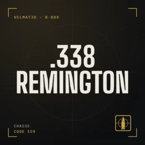 Boîte à cartouches .338 Remington - VelMat3D