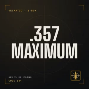 Boîte à cartouches .357 Maximum - VelMat3D