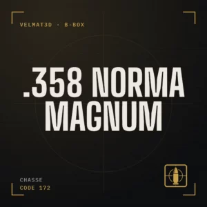 Boîte à cartouches .358 Norma Magnum - VelMat3D