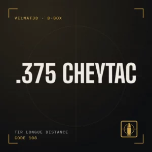 Boîte à cartouches .375 CheyTac - VelMat3D