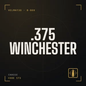 Boîte à cartouches .375 Winchester - VelMat3D