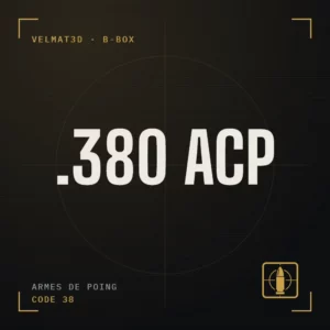 Boîte à cartouches .380 ACP - VelMat3D