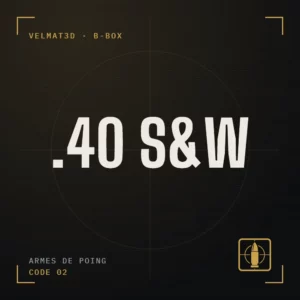 Boîte à cartouches .40 S&W - VelMat3D