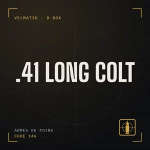 Boîte à cartouches .41 Long Colt - VelMat3D