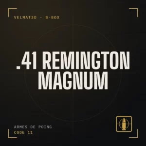 Boîte à cartouches .41 Remington Magnum - VelMat3D