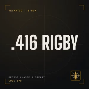 Boîte à cartouches .416 Rigby - VelMat3D