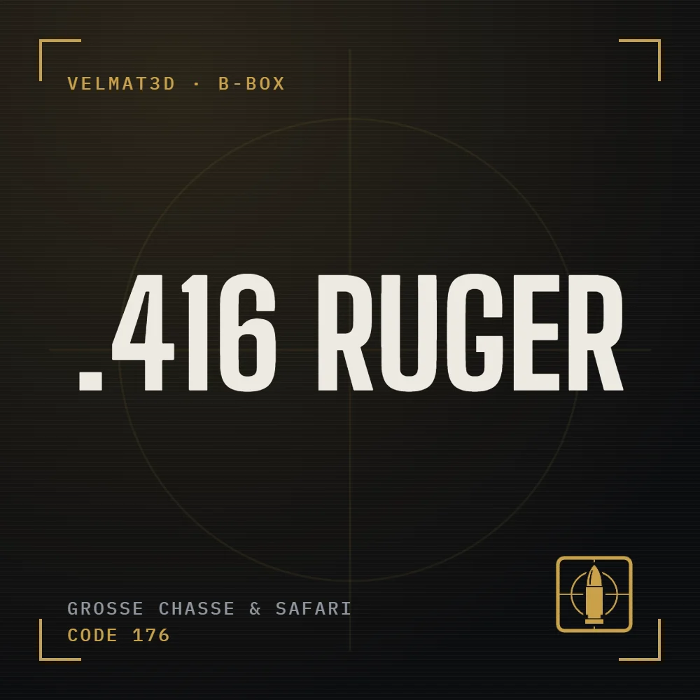 Boîte à cartouches .416 Ruger - VelMat3D