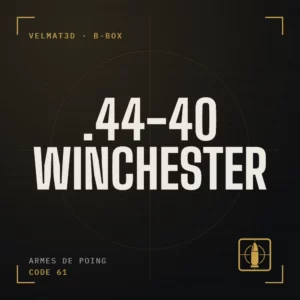 Boîte à cartouches .44-40 Winchester - VelMat3D