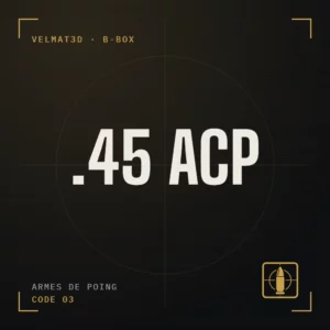 Boîte à cartouches .45 ACP - VelMat3D