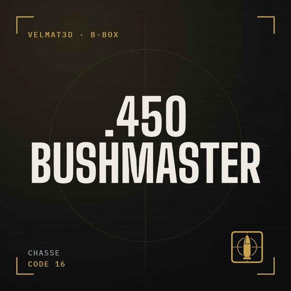 Boîte à cartouches .450 Bushmaster - VelMat3D