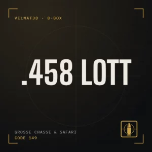Boîte à cartouches .458 Lott - VelMat3D