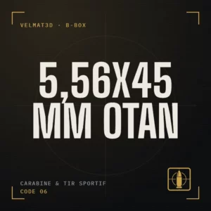 Boîte à cartouches 5,56x45 mm OTAN - VelMat3D