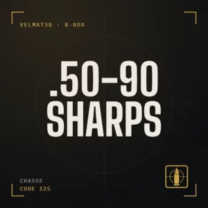 Boîte à cartouches .50-90 Sharps - VelMat3D