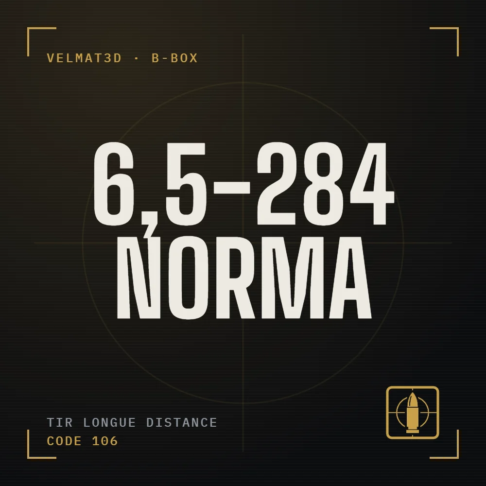 Boîte à cartouches 6,5-284 Norma - VelMat3D