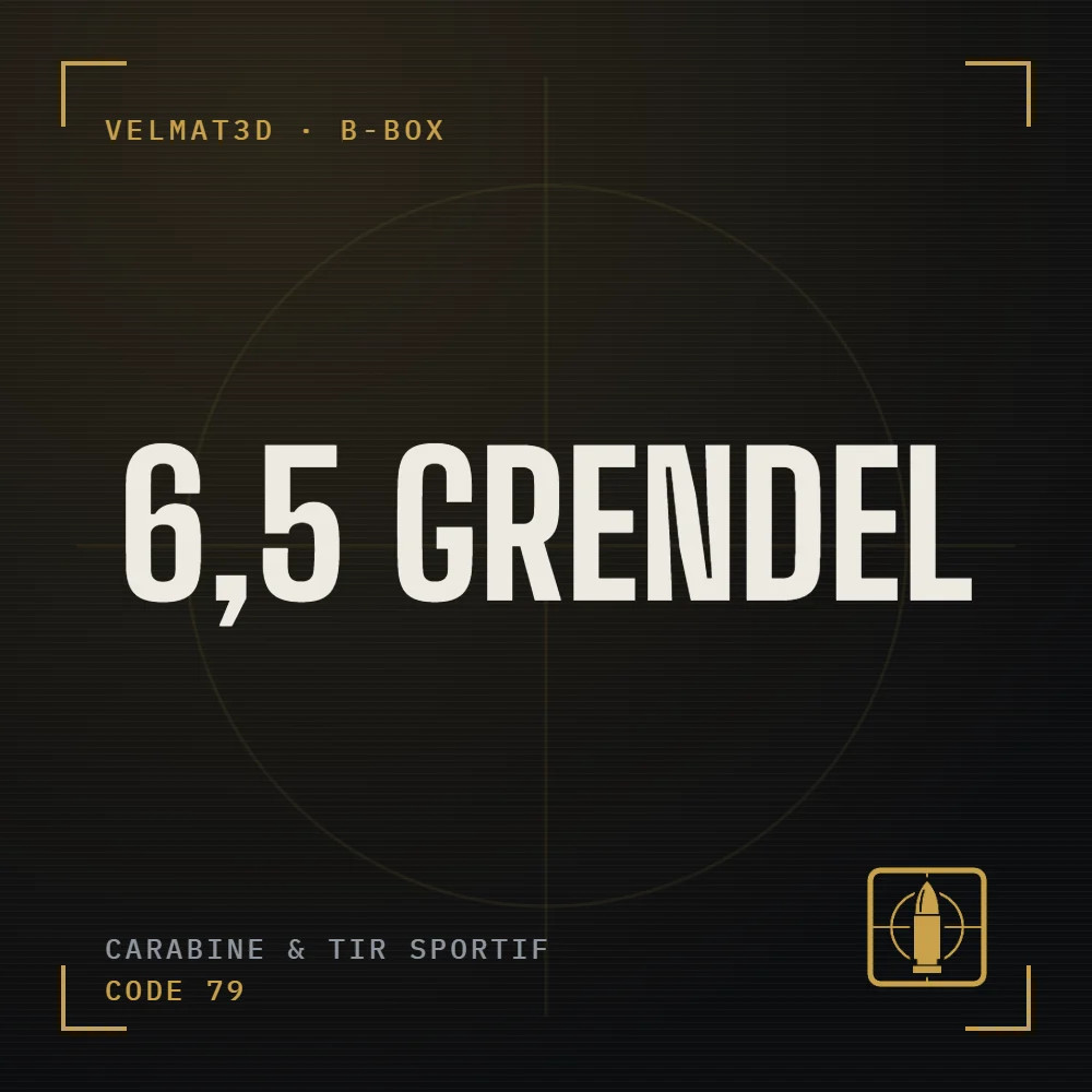 Boîte à cartouches 6,5 Grendel - VelMat3D