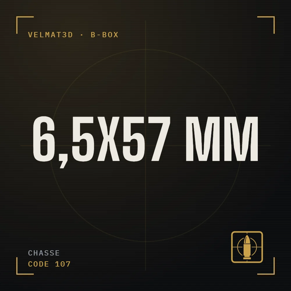 Boîte à cartouches 6,5x57 mm - VelMat3D