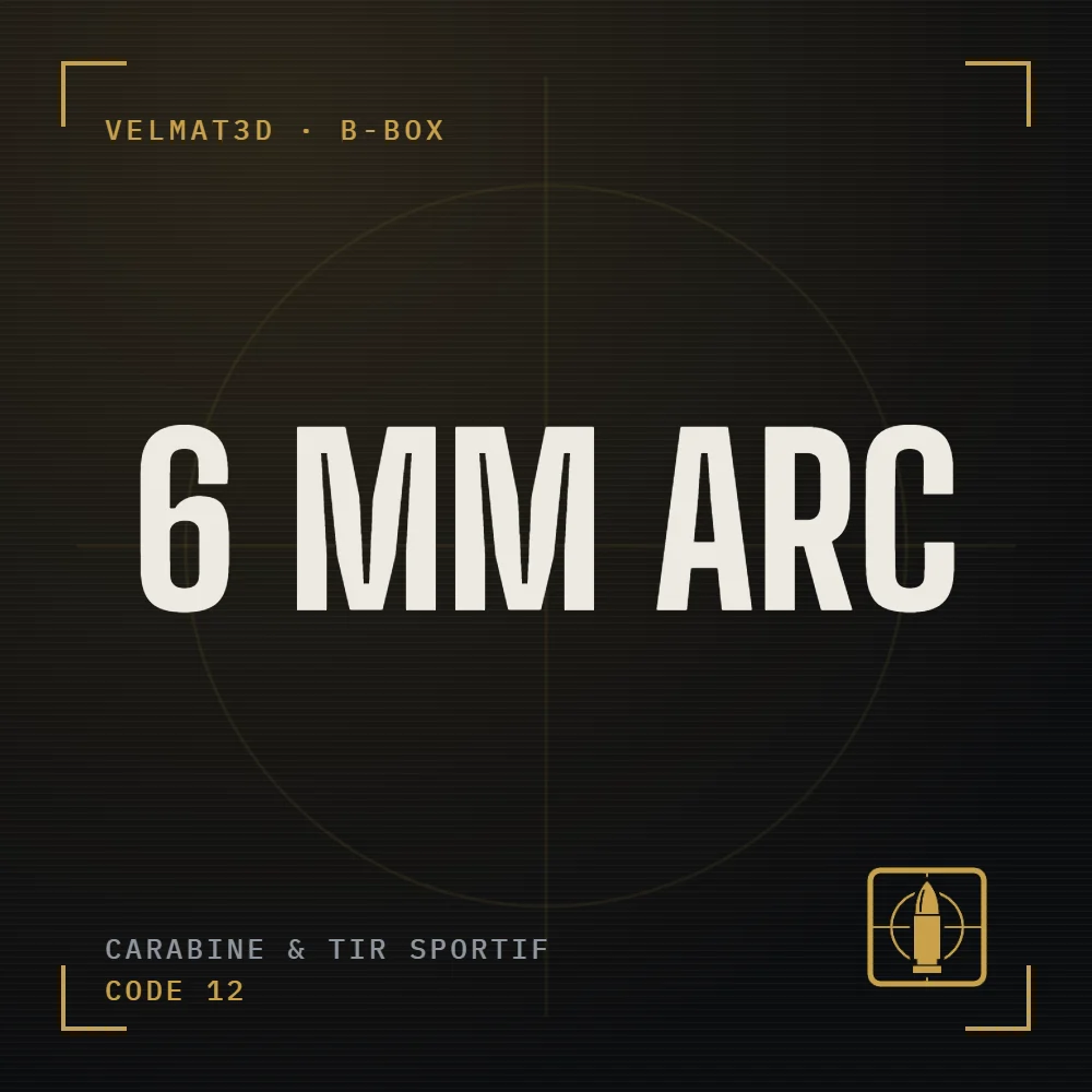 Boîte à cartouches 6 mm ARC - VelMat3D