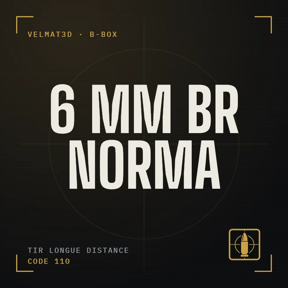 Boîte à cartouches 6 mm BR Norma - VelMat3D