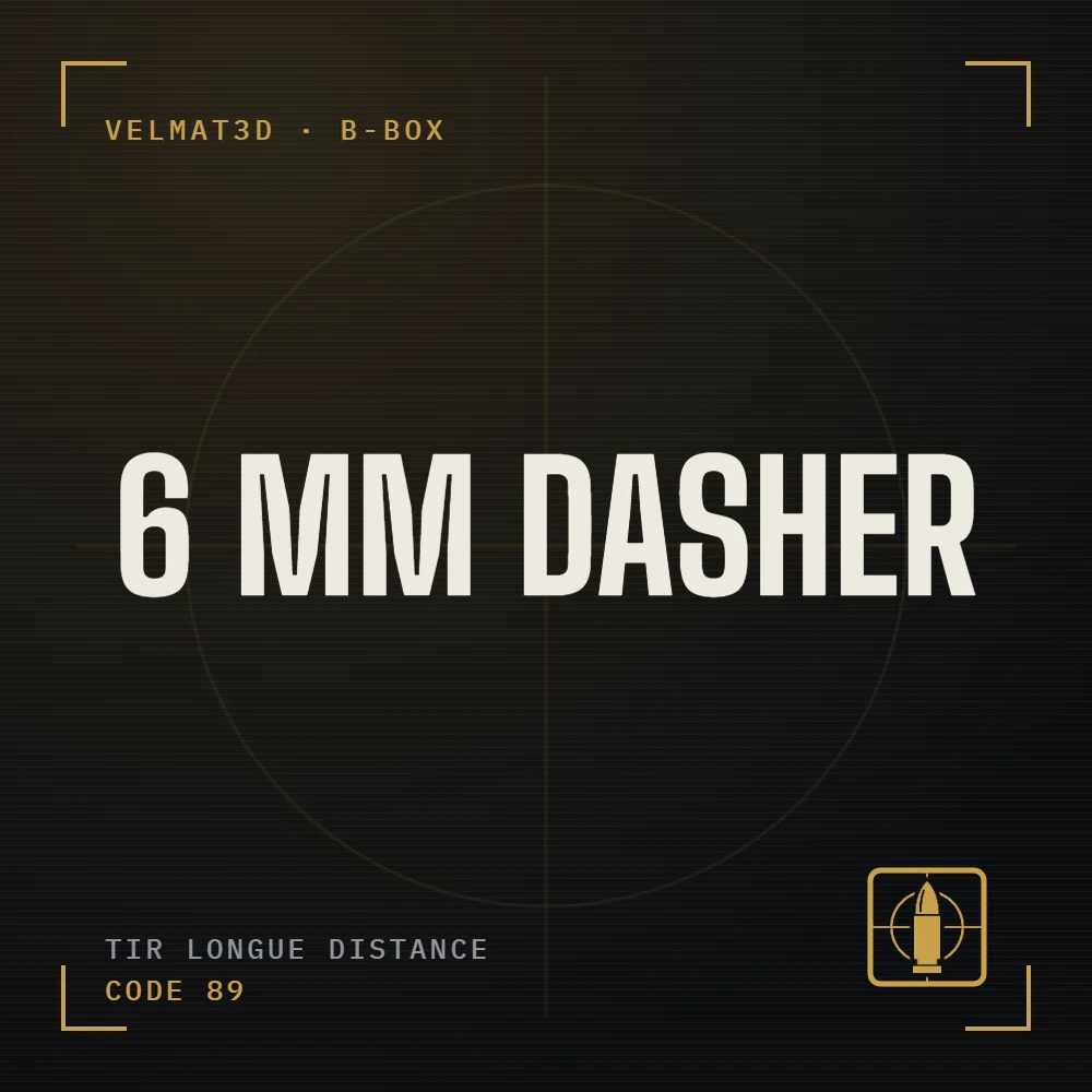 Boîte à cartouches 6 mm Dasher - VelMat3D