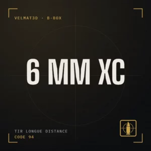 Boîte à cartouches 6 mm XC - VelMat3D