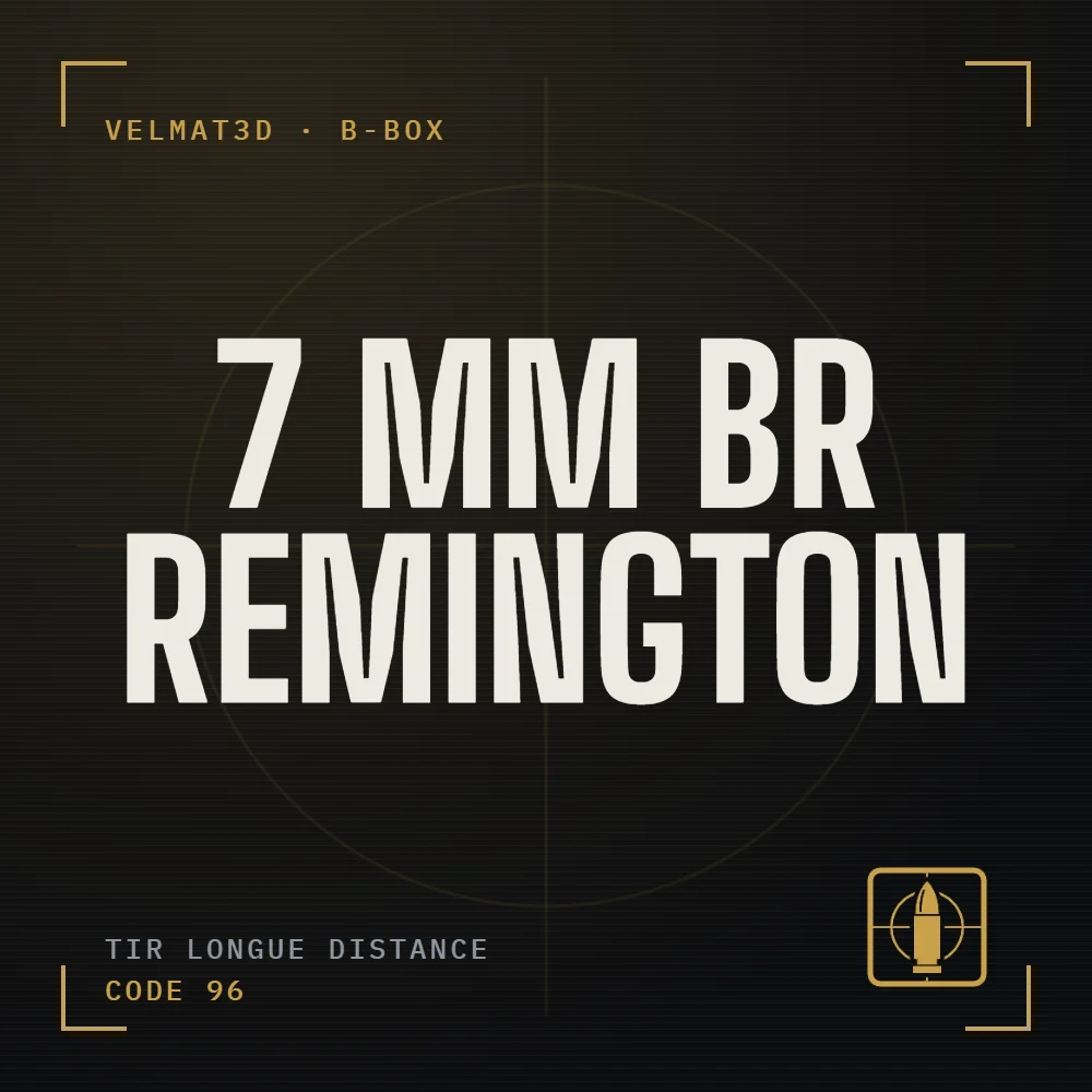 Boîte à cartouches 7 mm BR Remington - VelMat3D