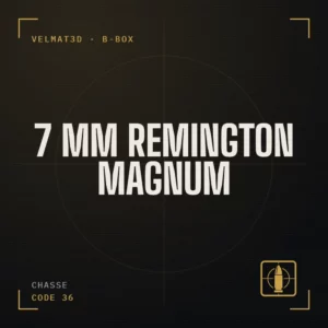 Boîte à cartouches 7 mm Remington Magnum - VelMat3D