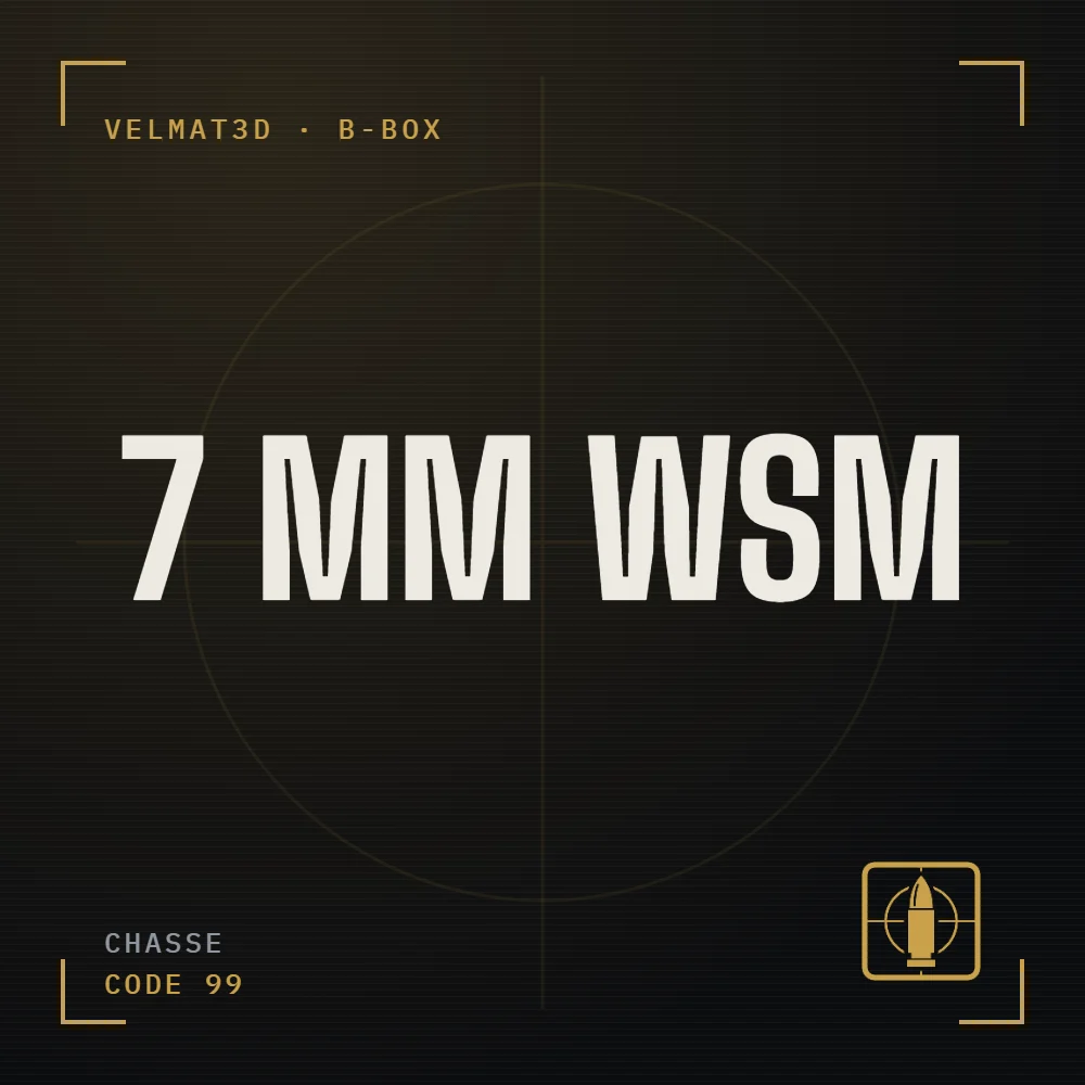 Boîte à cartouches 7 mm WSM - VelMat3D