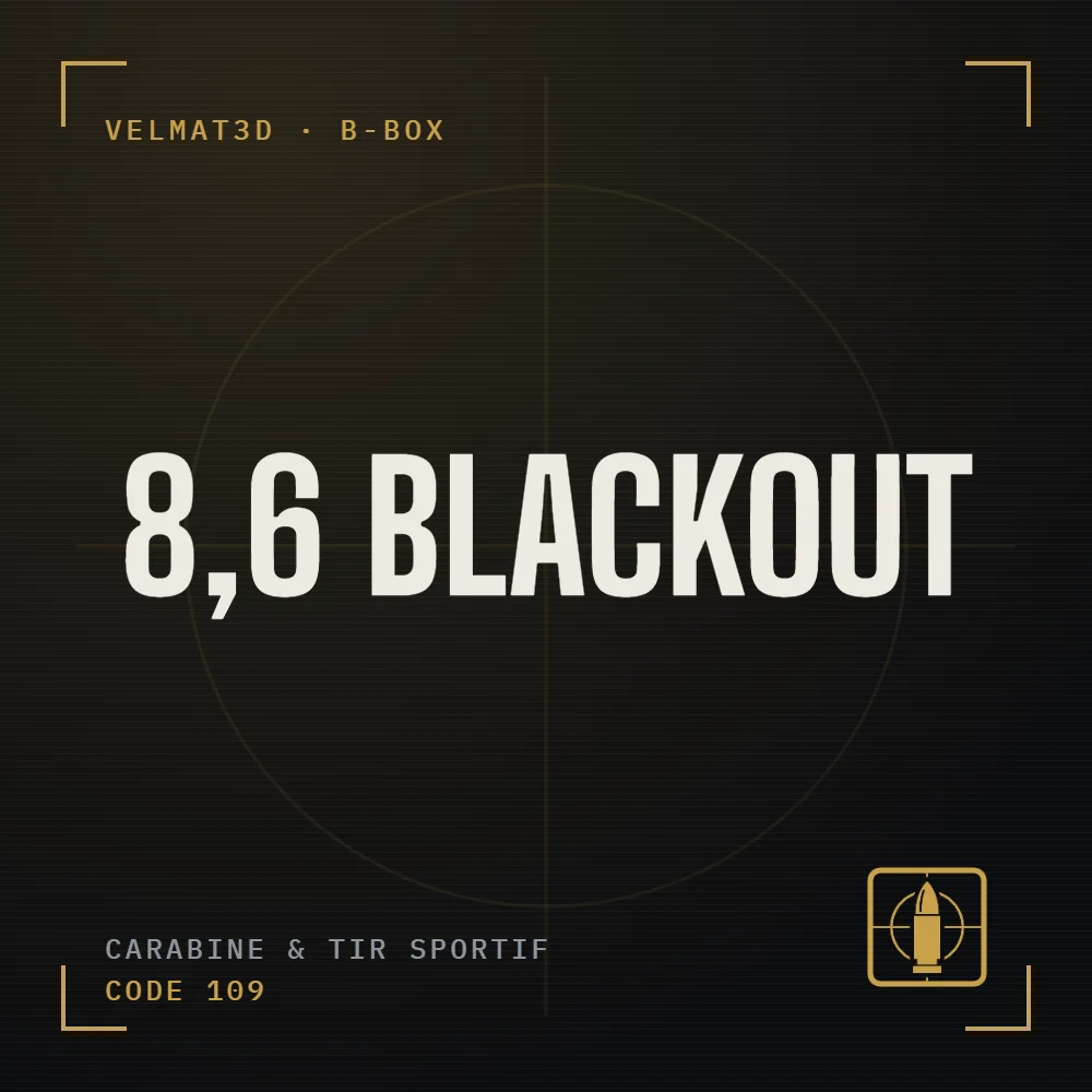 Boîte à cartouches 8,6 Blackout - VelMat3D