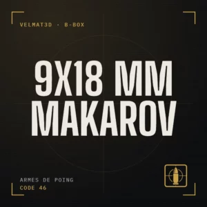 Boîte à cartouches 9x18 mm Makarov - VelMat3D