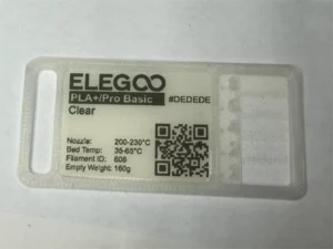 Coloris Transparent (PLA)